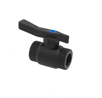 Plastična slavina 3/4" sa metalnom kuglom za regulaciju protoka vode do 10 bara